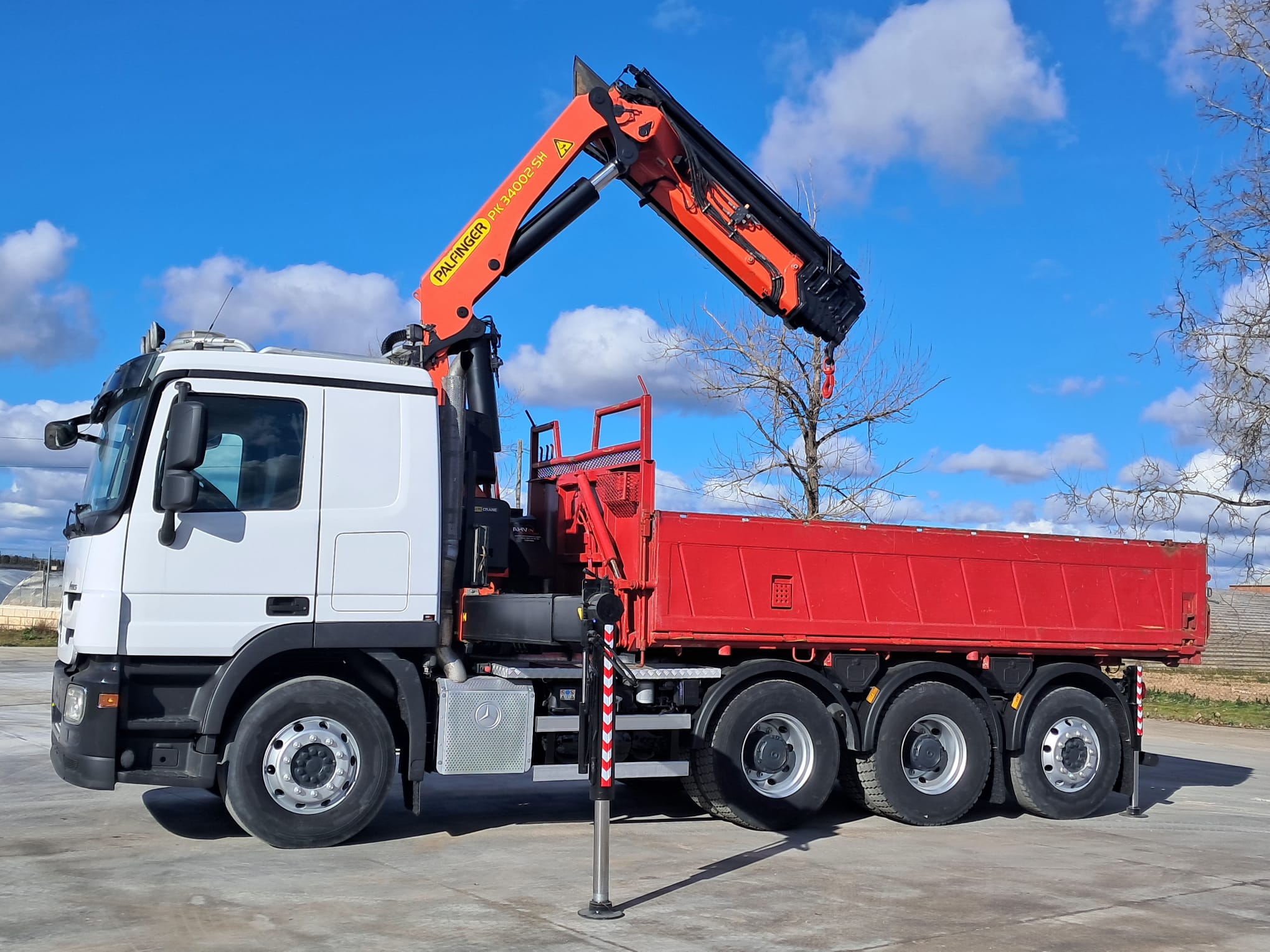 MERCEDES BENZ 3248 6X4 PALFINGER PK 34002