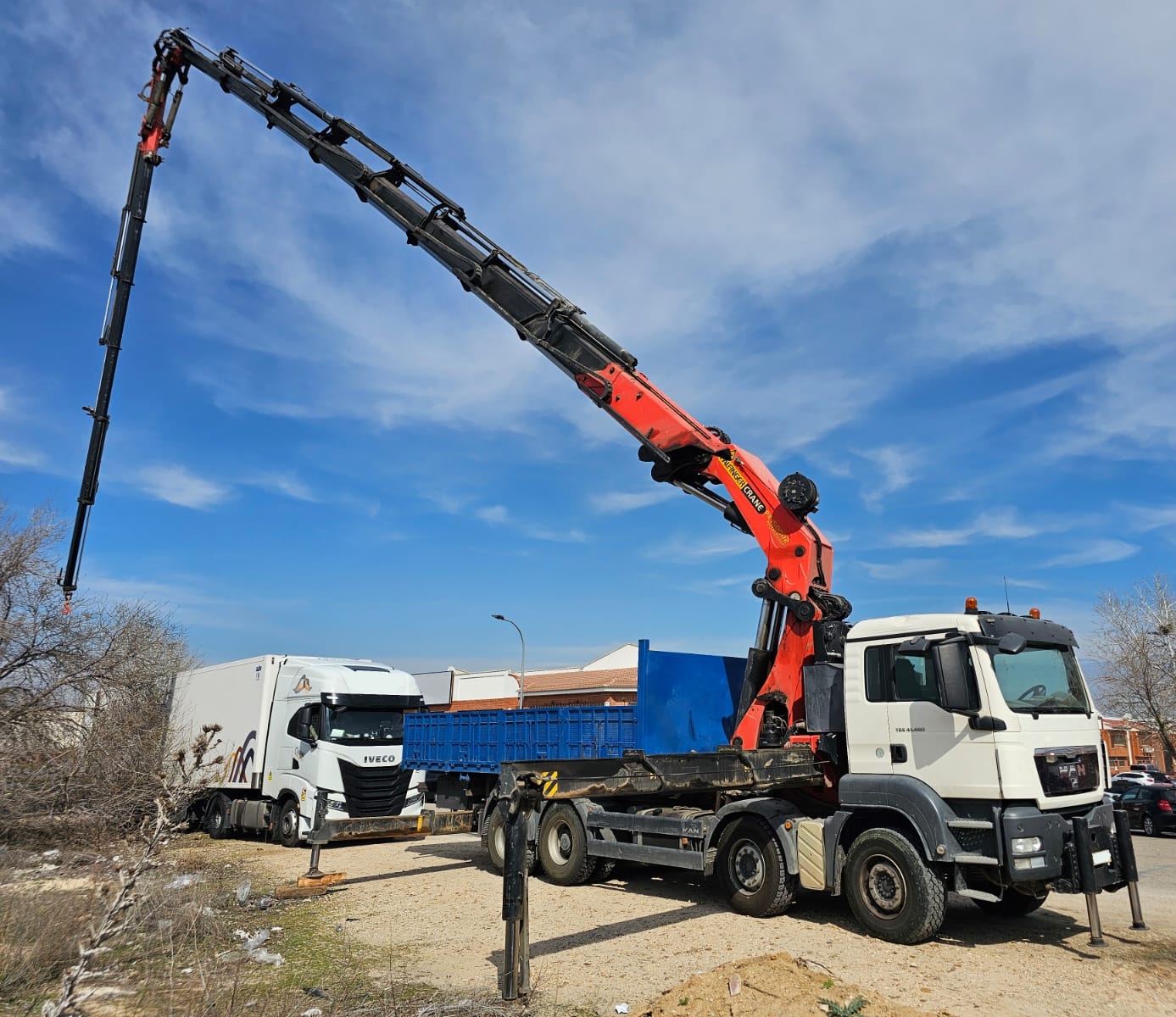 MAN 480 PALFINGER PK 150002 + JIB 8×4