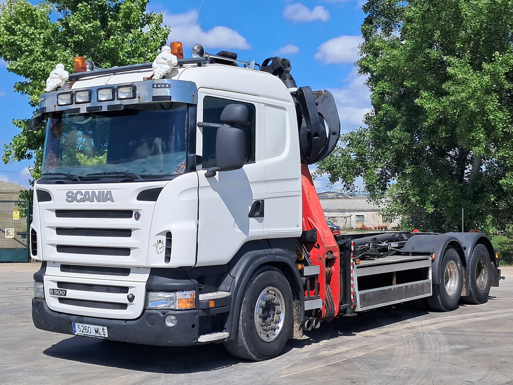 CAMION CHATARRERO SCANIA 500  EPSILON 170