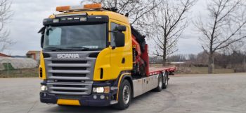 SCANIA 400 PALFINGER PK 40002 + JIB RAMPA 6×2