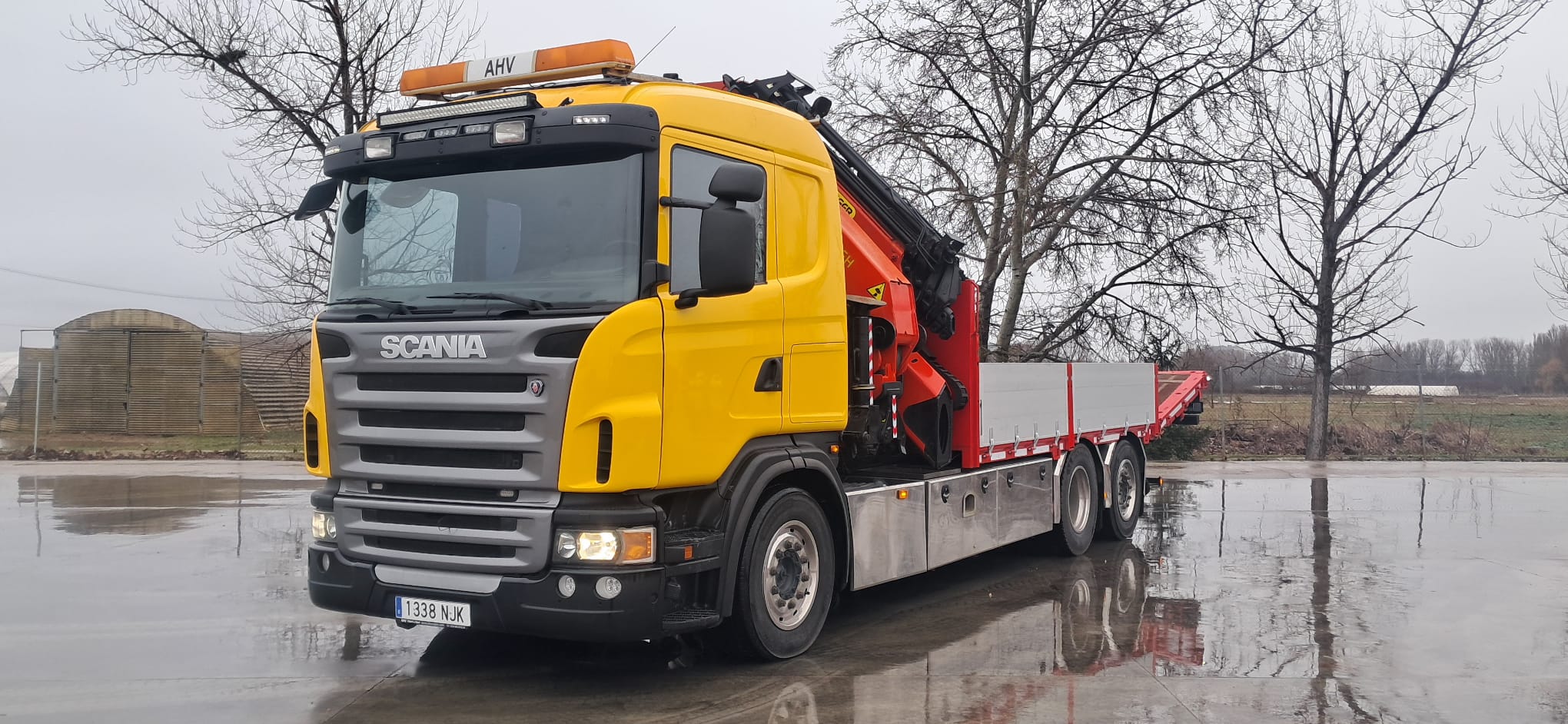 SCANIA 400 PALFINGER PK 40002 + JIB RAMPA 6×2