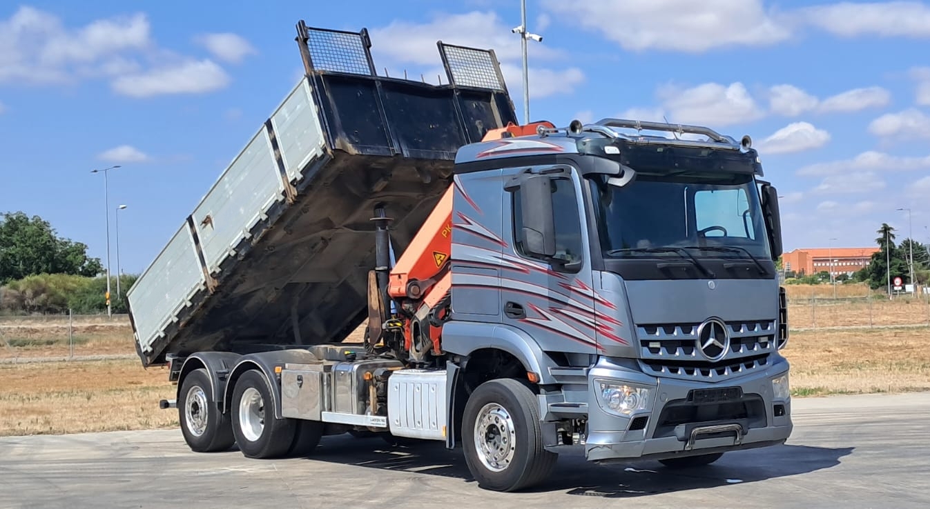 MERCEDES BENZ AROCS 2635 6X2 PALFINGER PK 22002 AÑO 2014