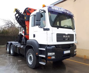 CABEZA TRACTORA MAN 430 6×4 PALFINGER PK 56002 G
