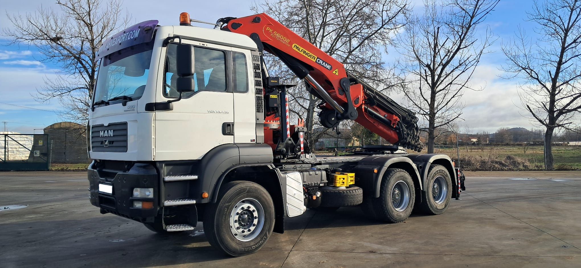 CABEZA TRACTORA MAN 430 6×4 PALFINGER PK 56002 G