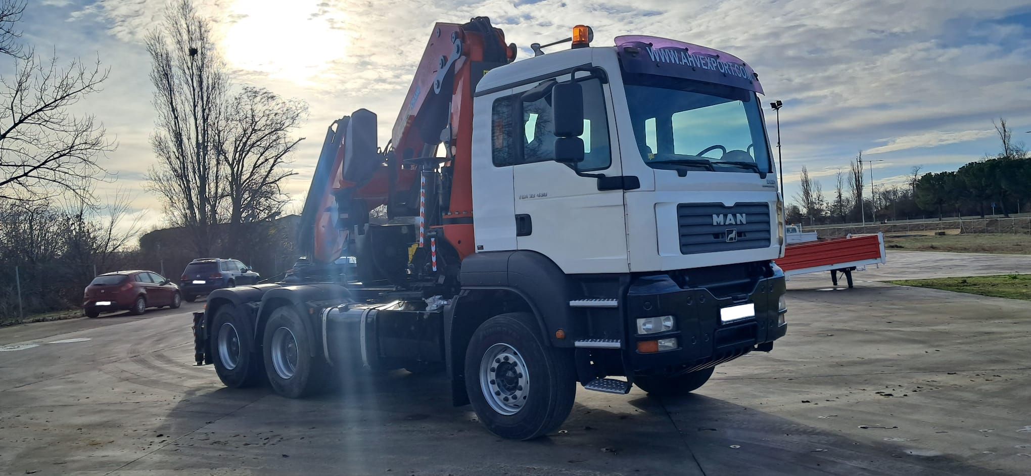 CABEZA TRACTORA MAN 430 6×4 PALFINGER PK 56002 G