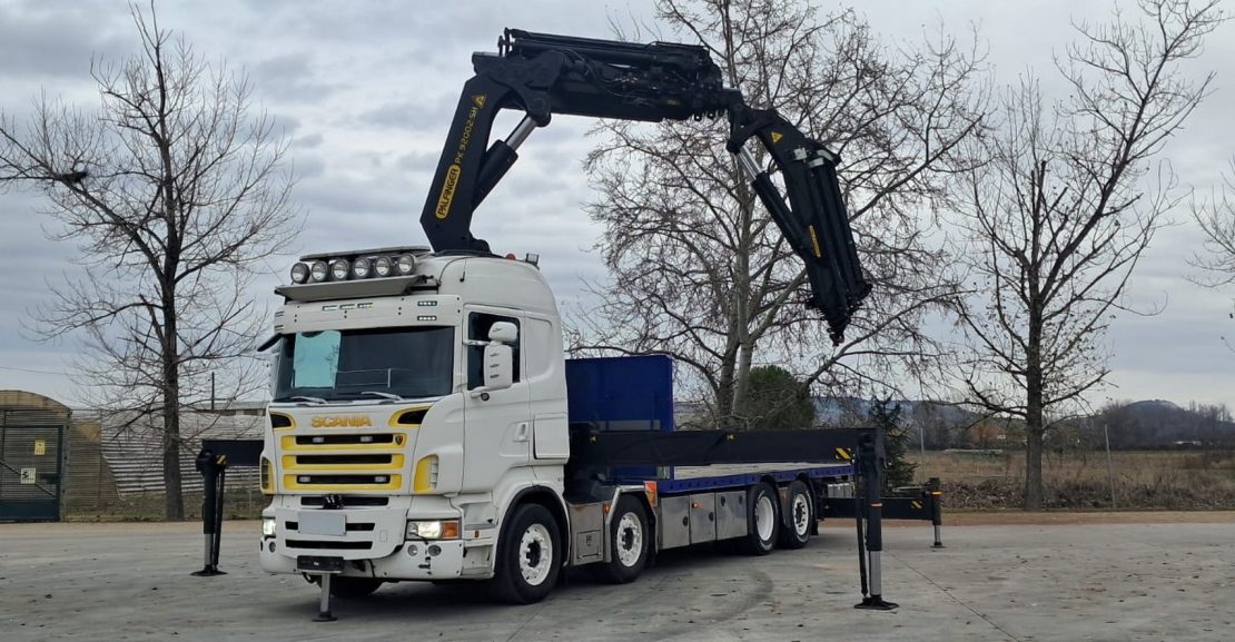 SCANIA 480 PALFINGER PK 92002 + JIB 8×2