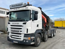 SCANIA 480 PALFINGER PK 85002 + JIB  8×4