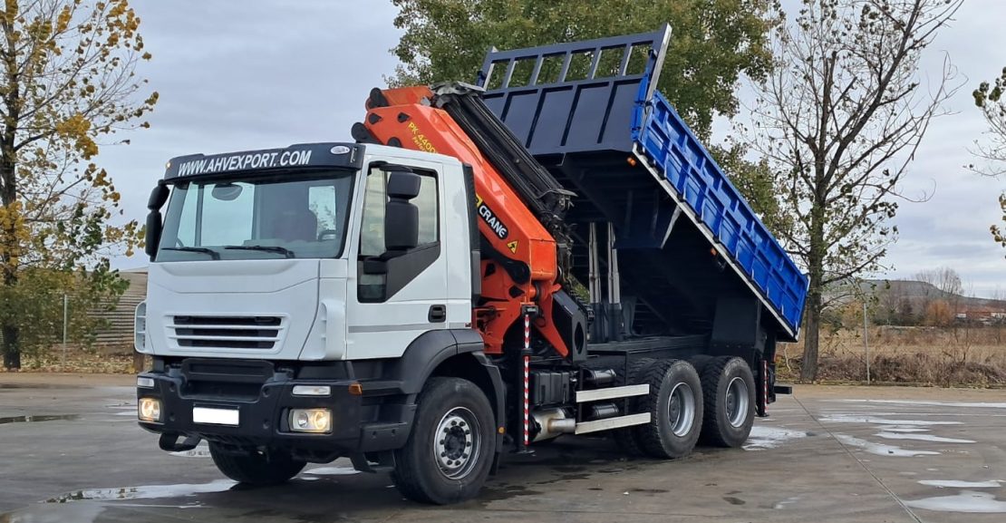 IVECO 380 PALFINGER PK 44002 + JIB 6×4