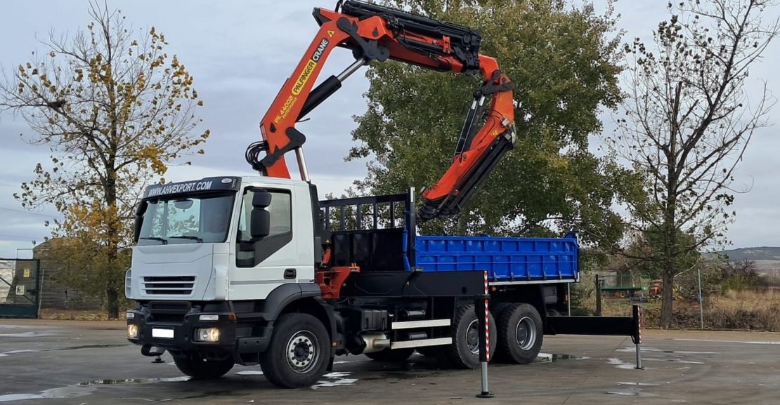 IVECO 380 PALFINGER PK 44002 + JIB 6×4