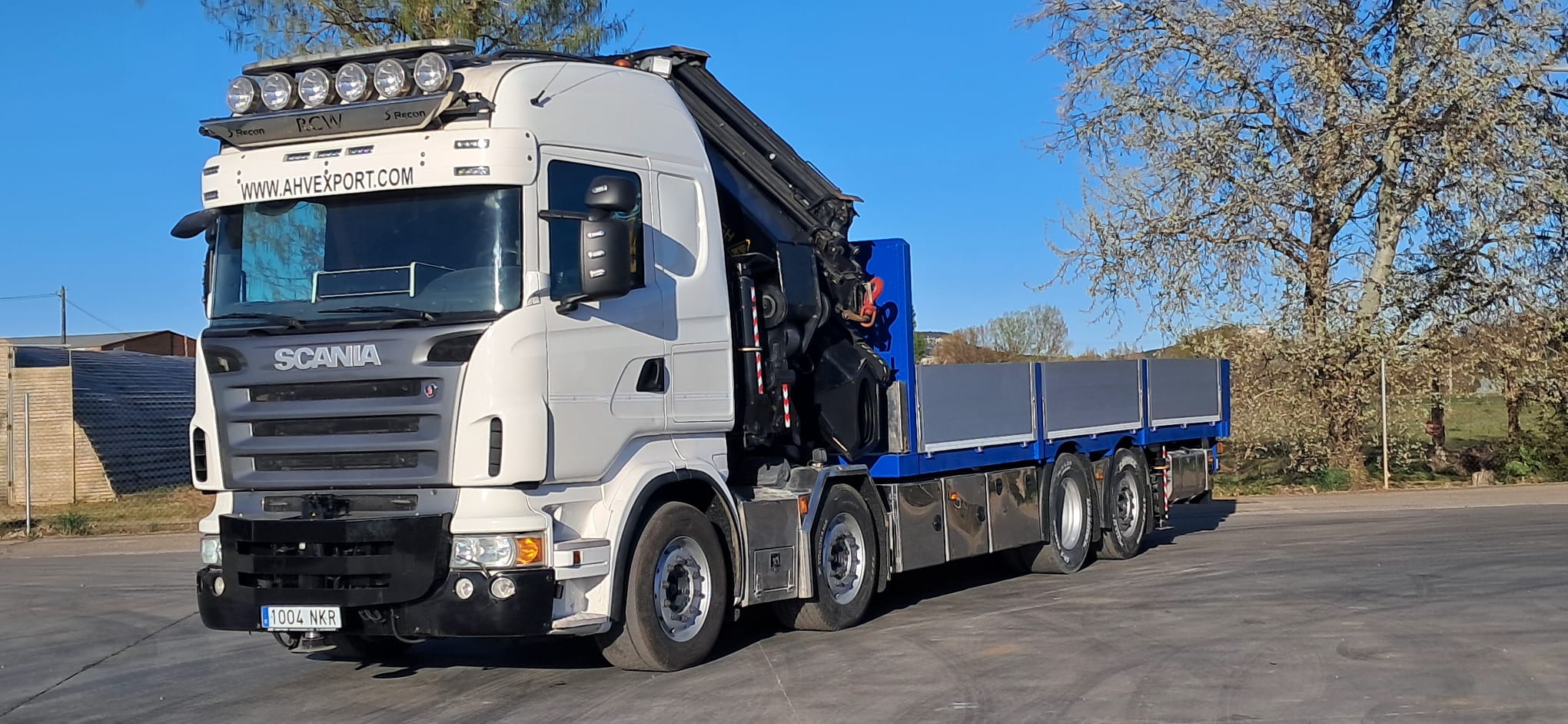 SCANIA 480 PALFINGER PK 92002 + JIB 8×2