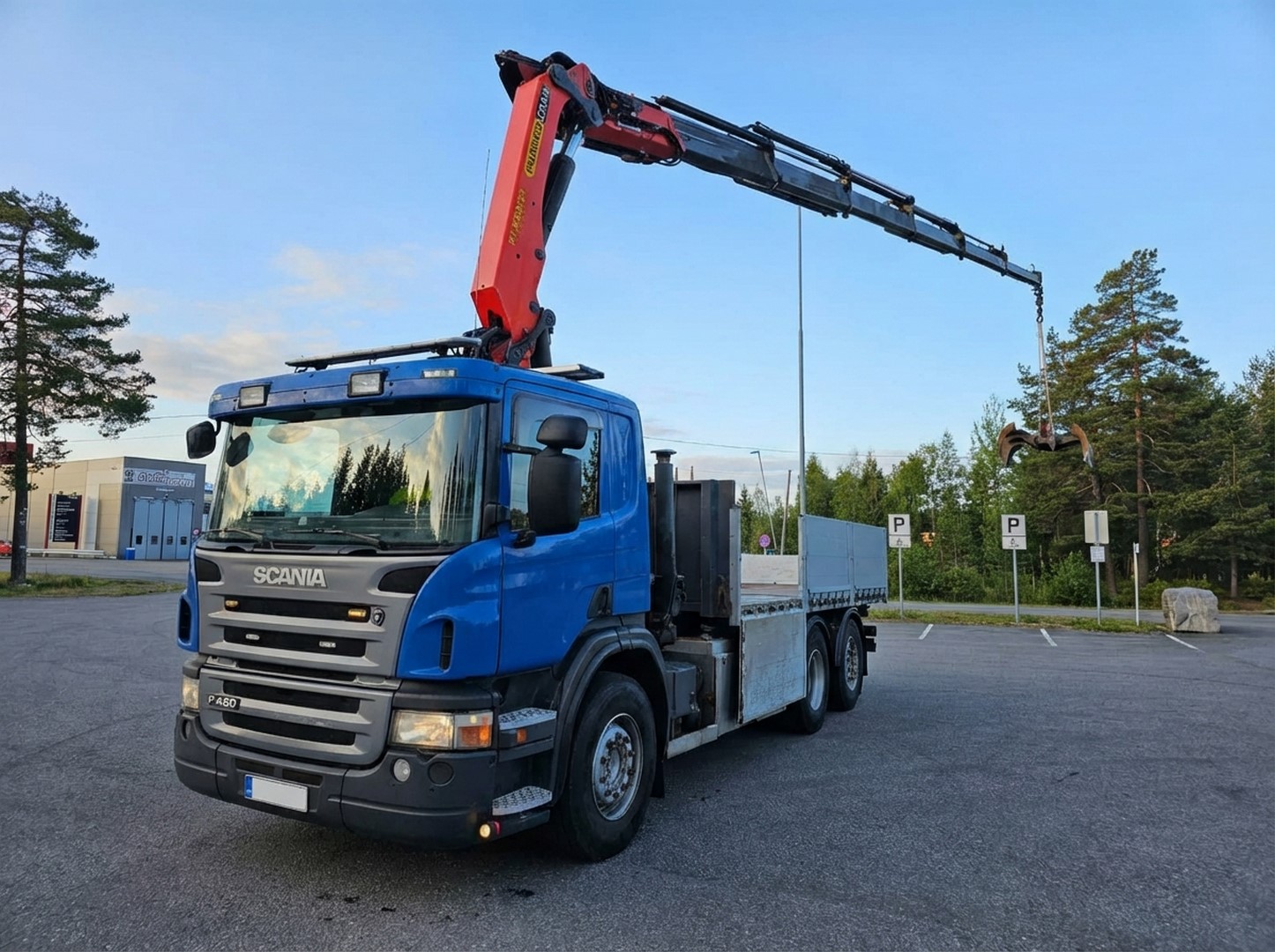 SCANIA 420 PALFINGER PK 29002 BASCULANTE