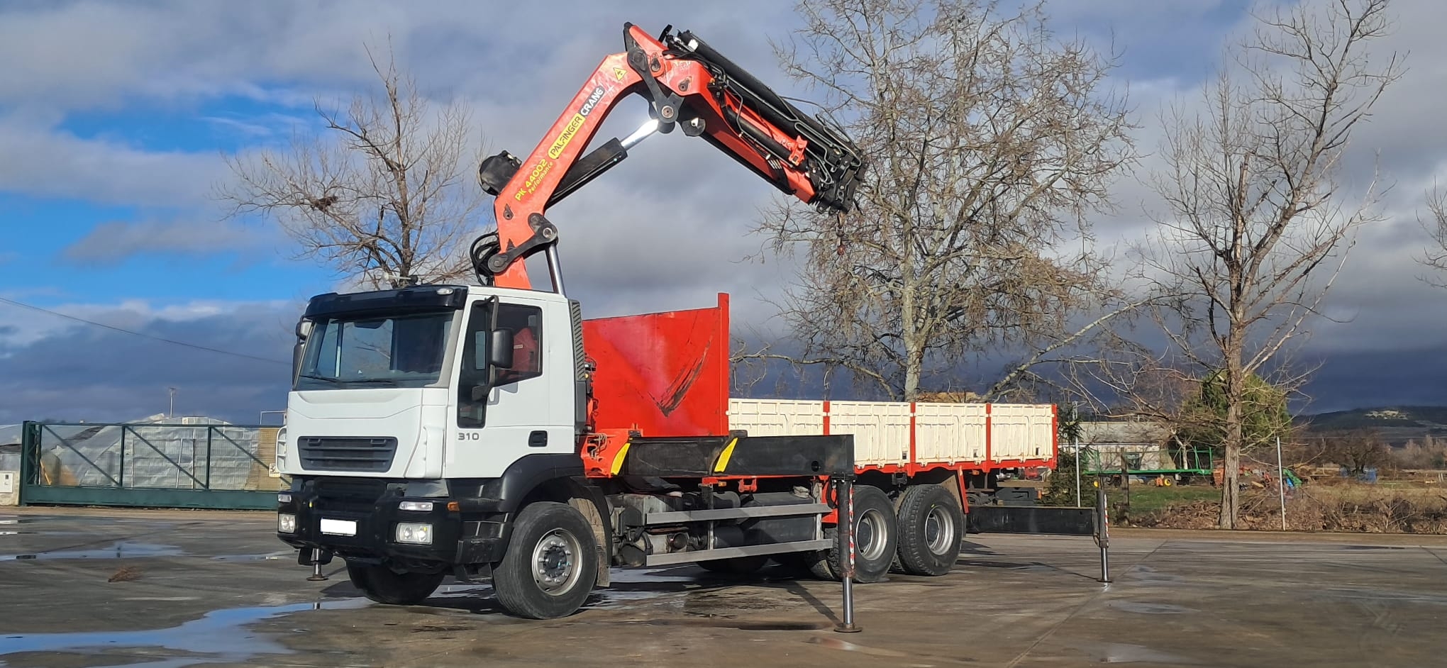 IVECO 380 PALFINGER PK 44002 + JIB 6×4