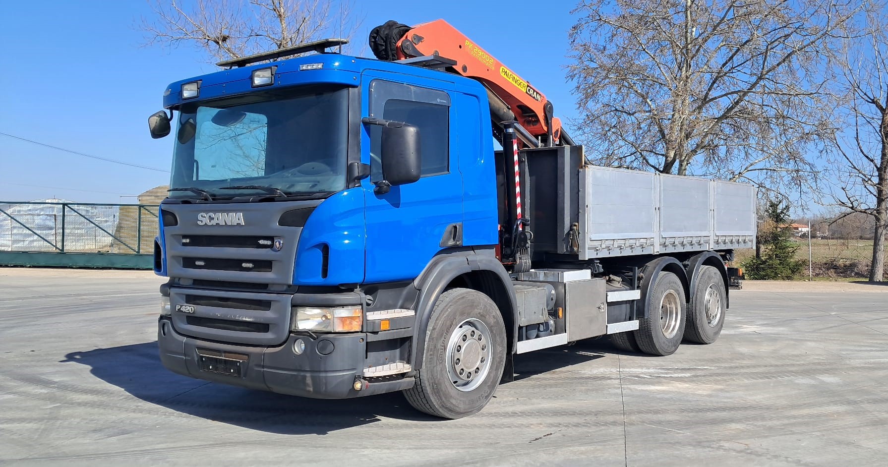 SCANIA 420 PALFINGER PK 29002 BASCULANTE