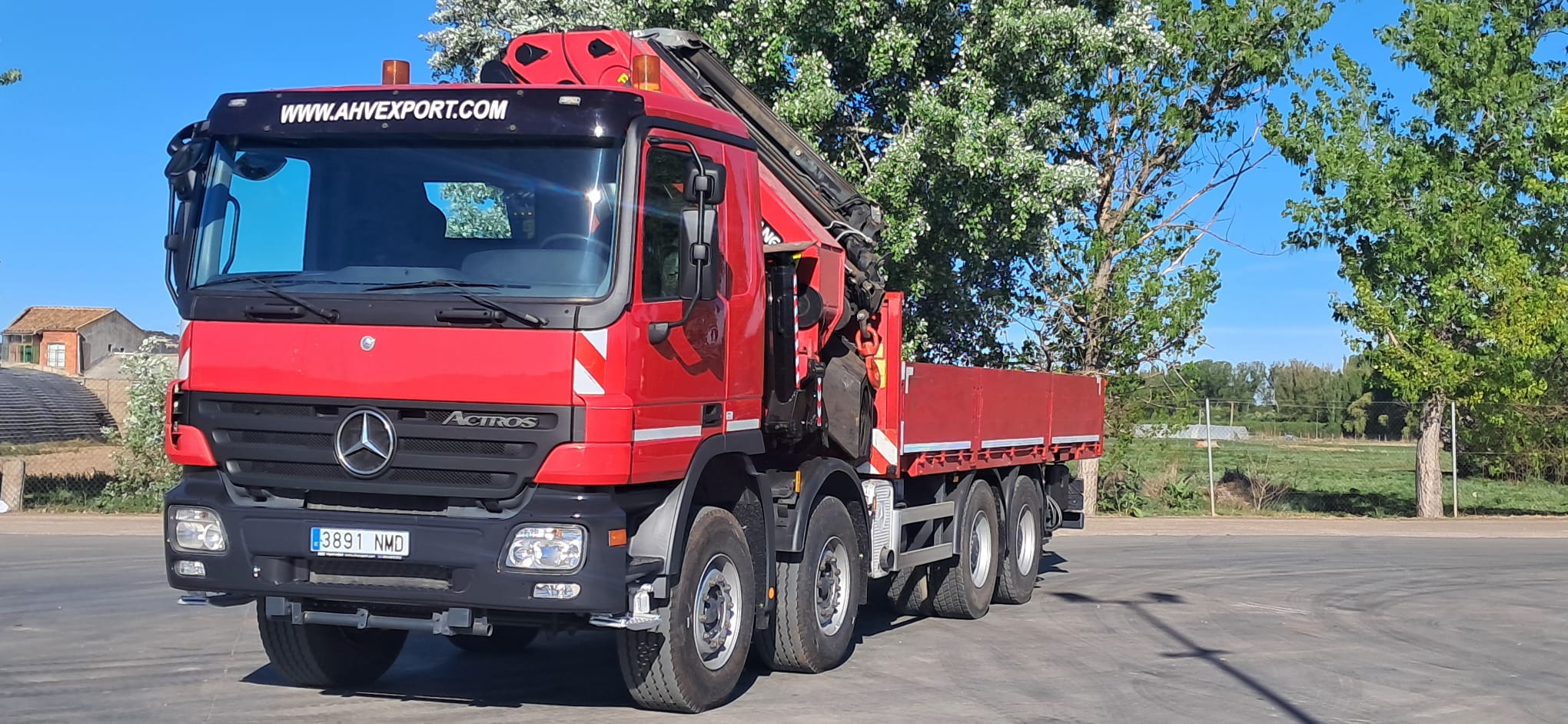 MERCEDES BENZ 4144 PALFINGER PK 72002 + JIB 8×4