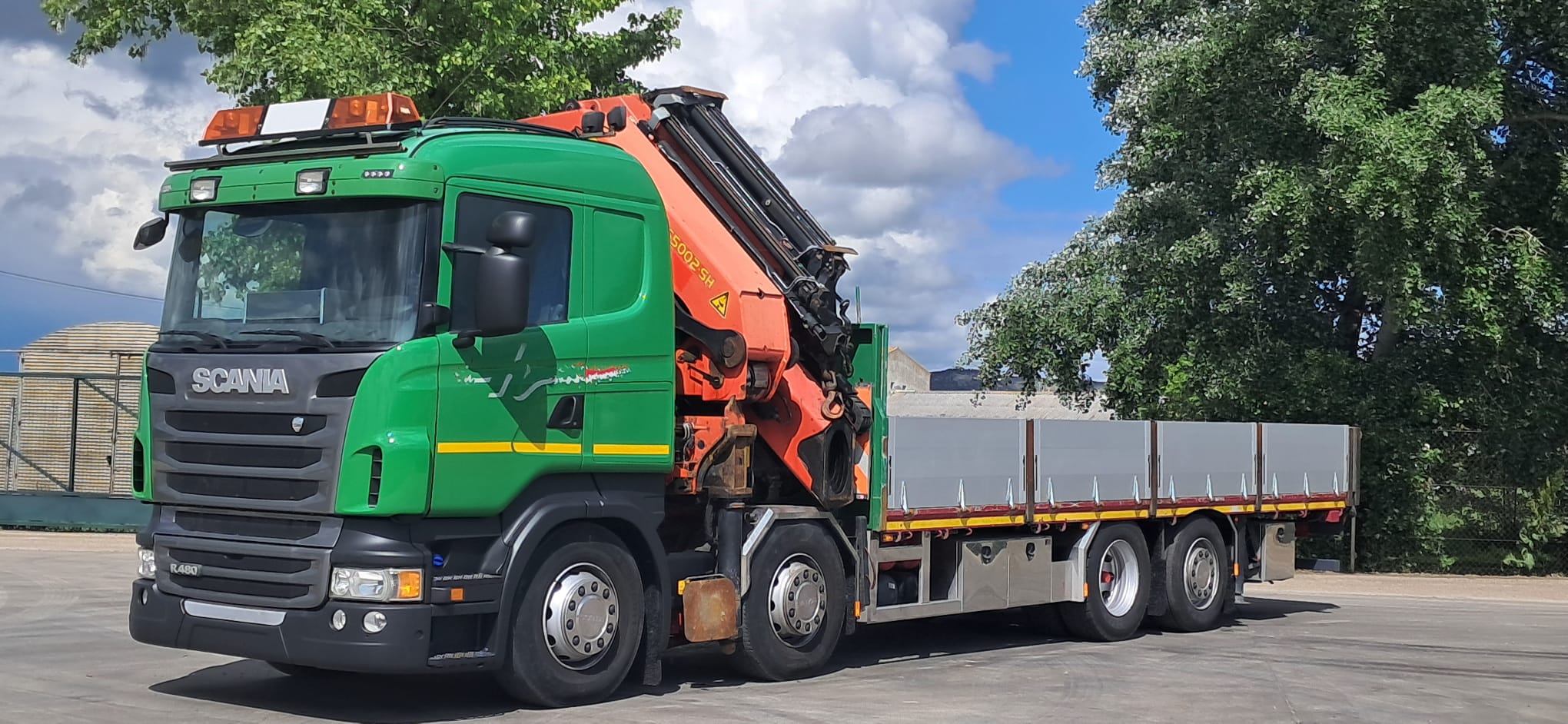 SCANIA 480 PALFINGER PK 65002 + JIB