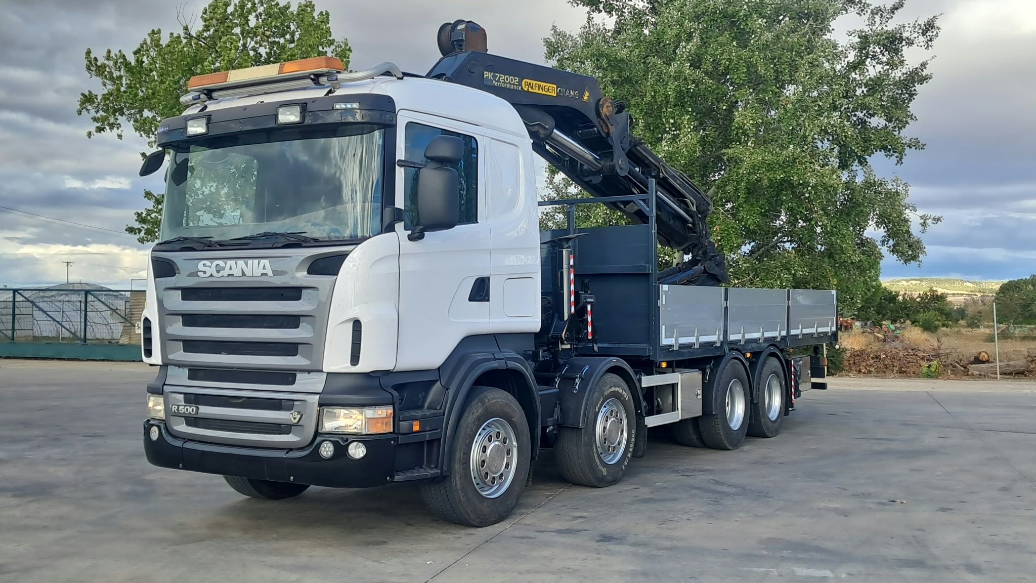 SCANIA 500 PALFINGER PK 72002 + JIB 8×4