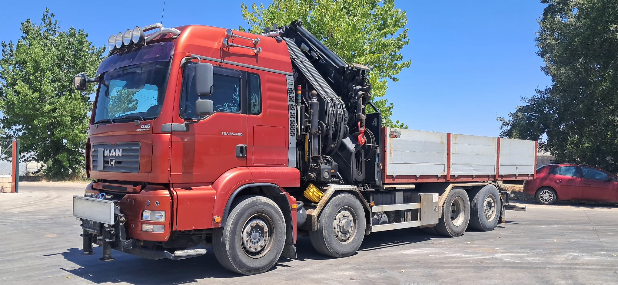 MAN 480 HIAB 800 + JIB HYDRODRIVE 8×4