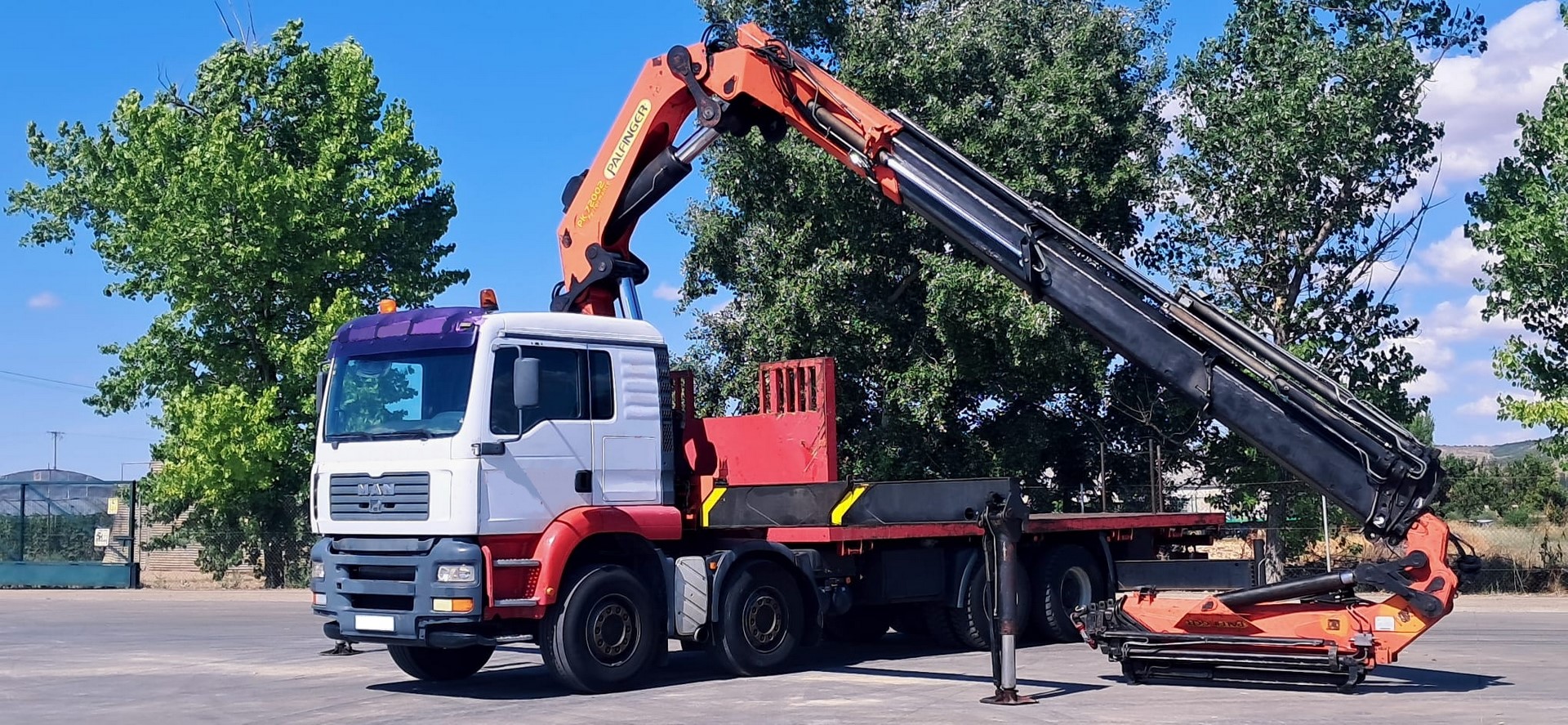 MAN 390 PALFINGER PK 72002 + JIB 8×4