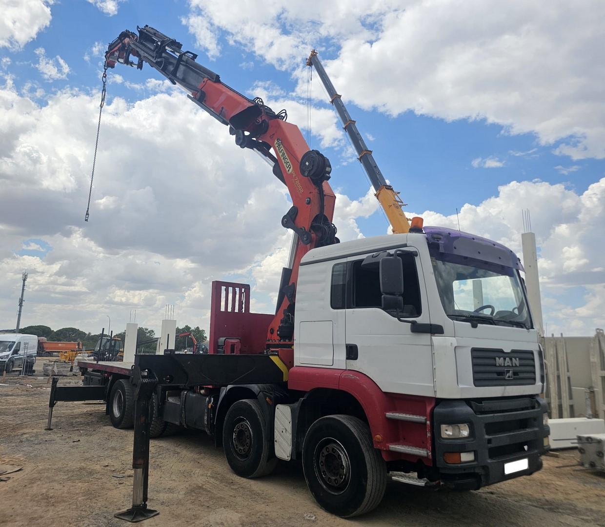 MAN 390 PALFINGER PK 72002 + JIB 8×4