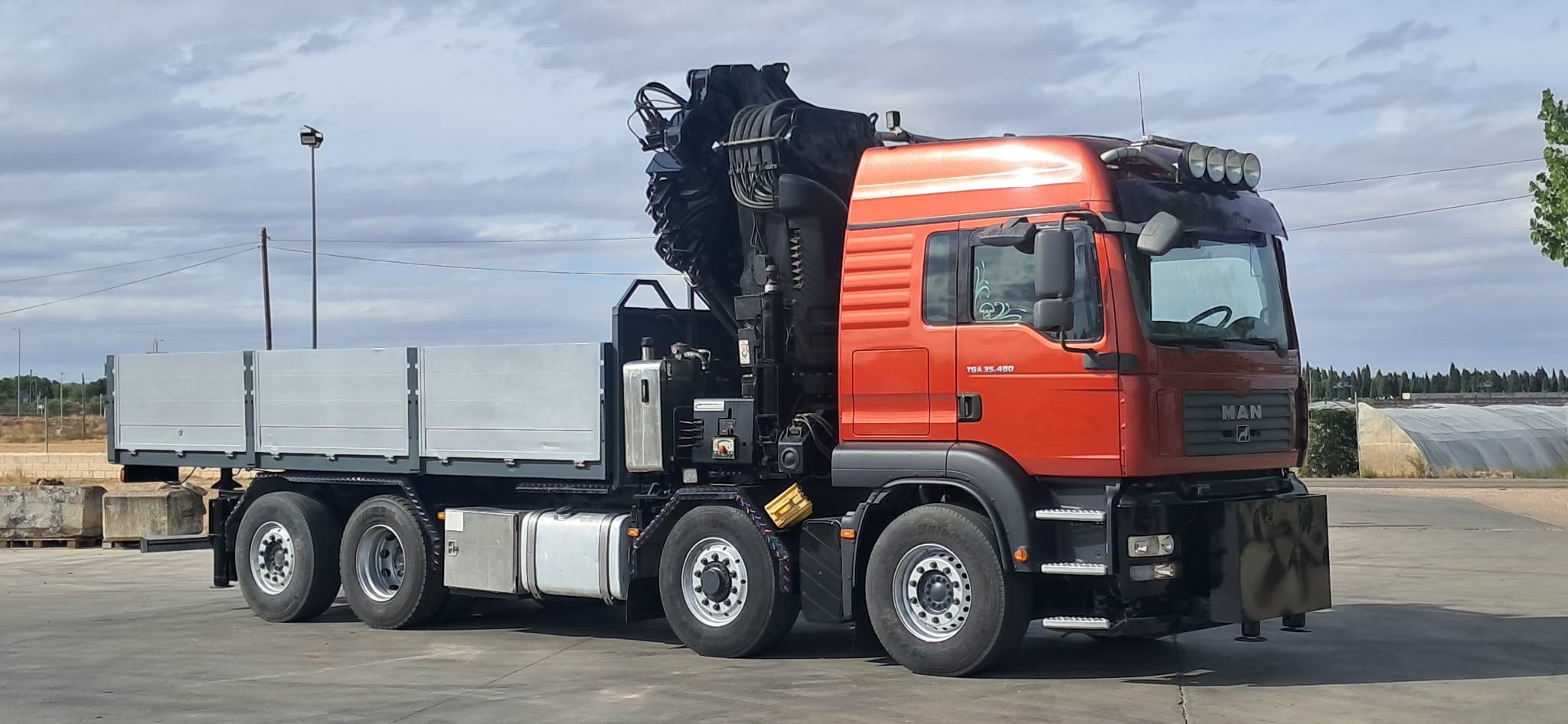 MAN 480 HIAB 800 + JIB HYDRODRIVE 8×4