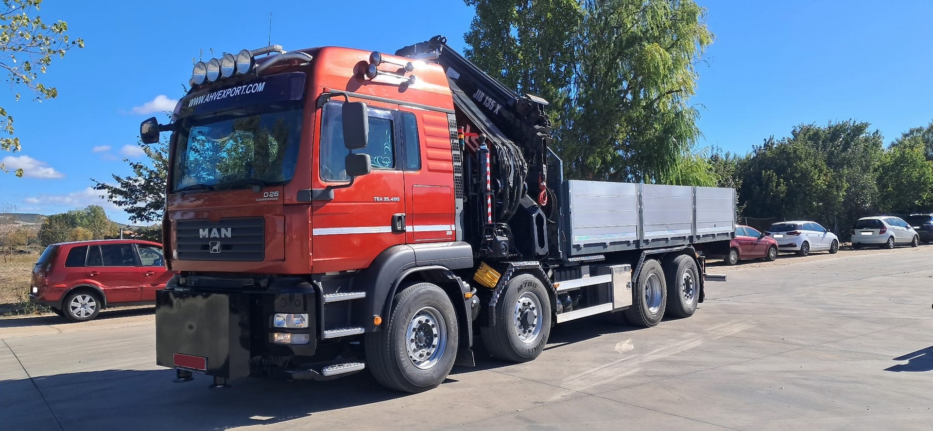 MAN 480 HIAB 800 + JIB HYDRODRIVE 8×4
