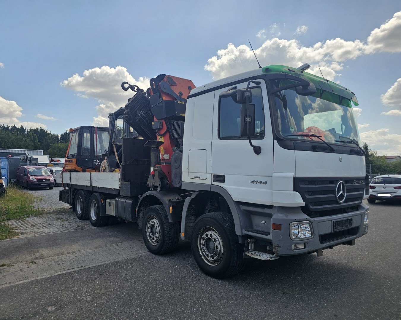 MERCEDES BENZ 4144 PALFINGER PK 74002 8×4