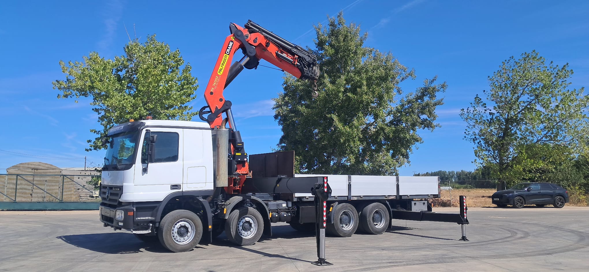 MERCEDES BENZ 4144 PALFINGER PK 74002 8×4
