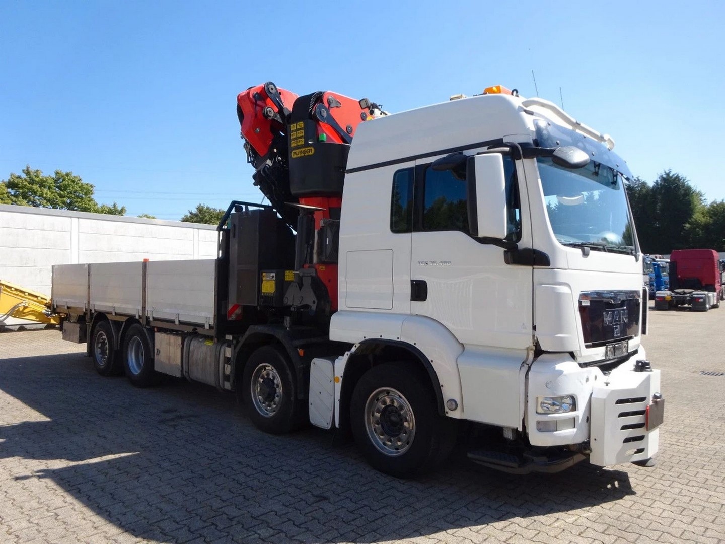 MAN 480 PALFINGER PK 65002 + JIB 8×4 HYDRODRIVE