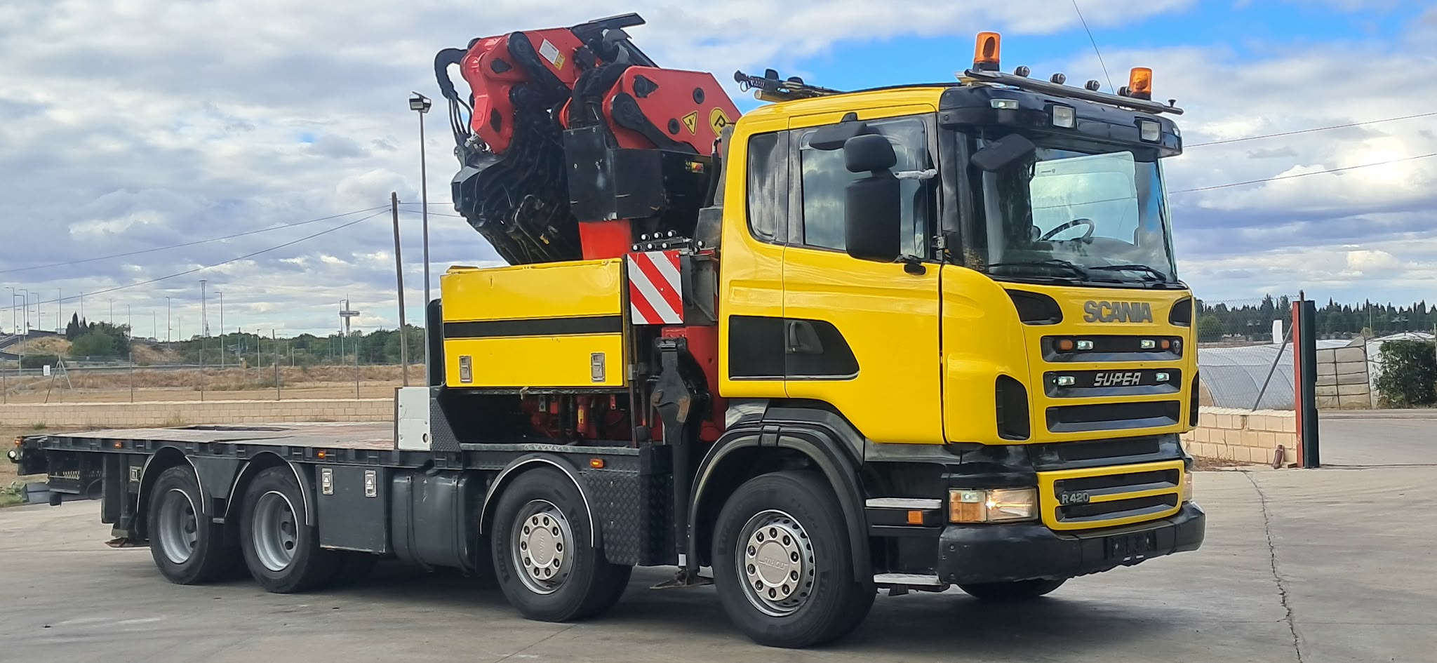 SCANIA 420 PALFINGER PK 85002 + JIB